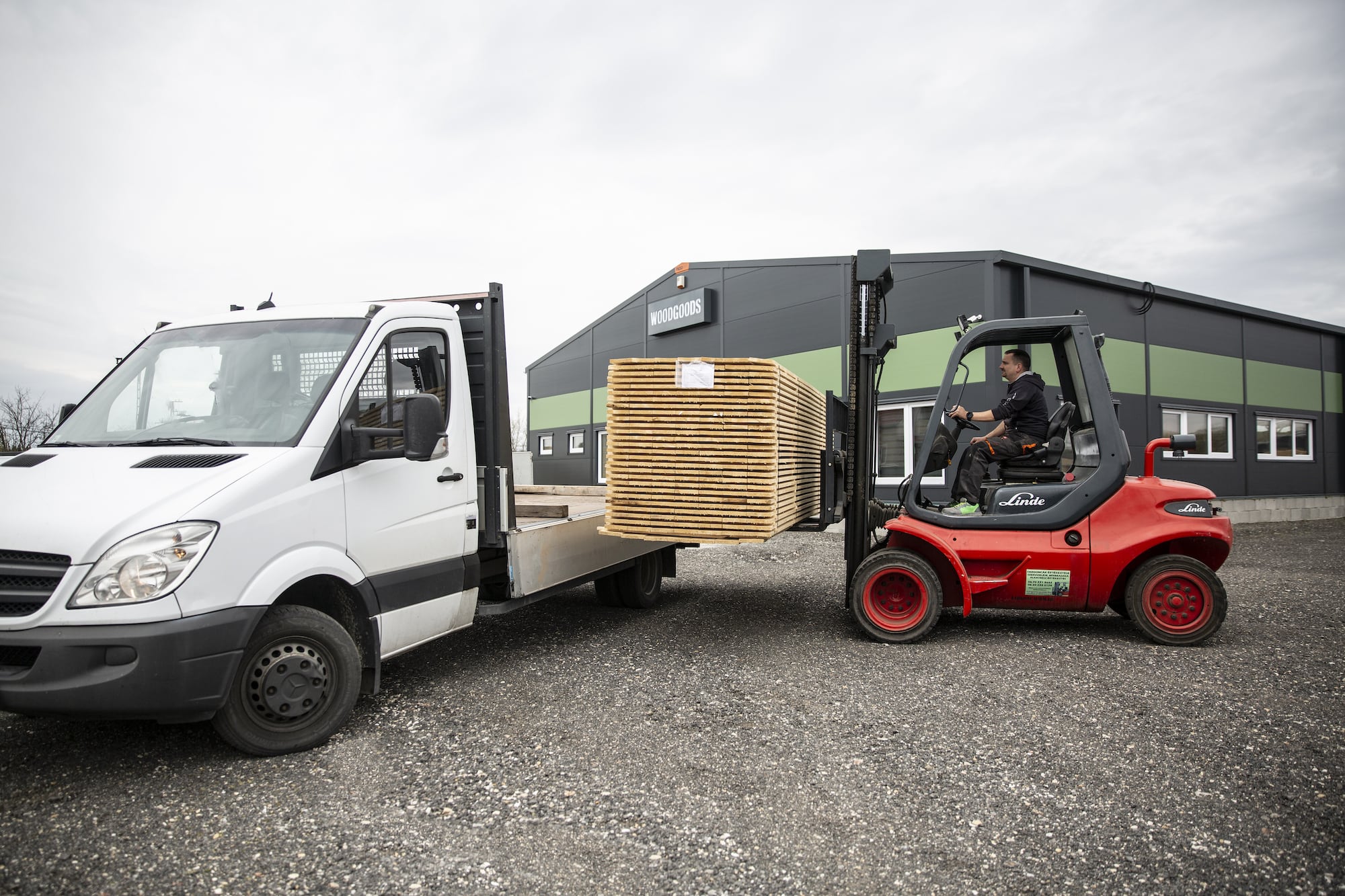 Gyalult termékek kiszállítása